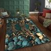 Dragonfly Pattern Rug, Lightweight,woven,low Pile Rectangular, Suitable for Living Room/bedroom Interior Use, Elegant Decoration