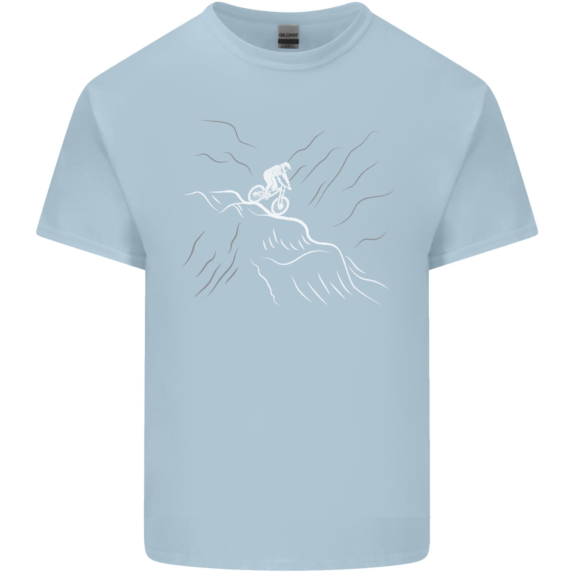 Downhill Mountain Biking Cycling Bike MTB Unisexs Light Cotton TShirt S