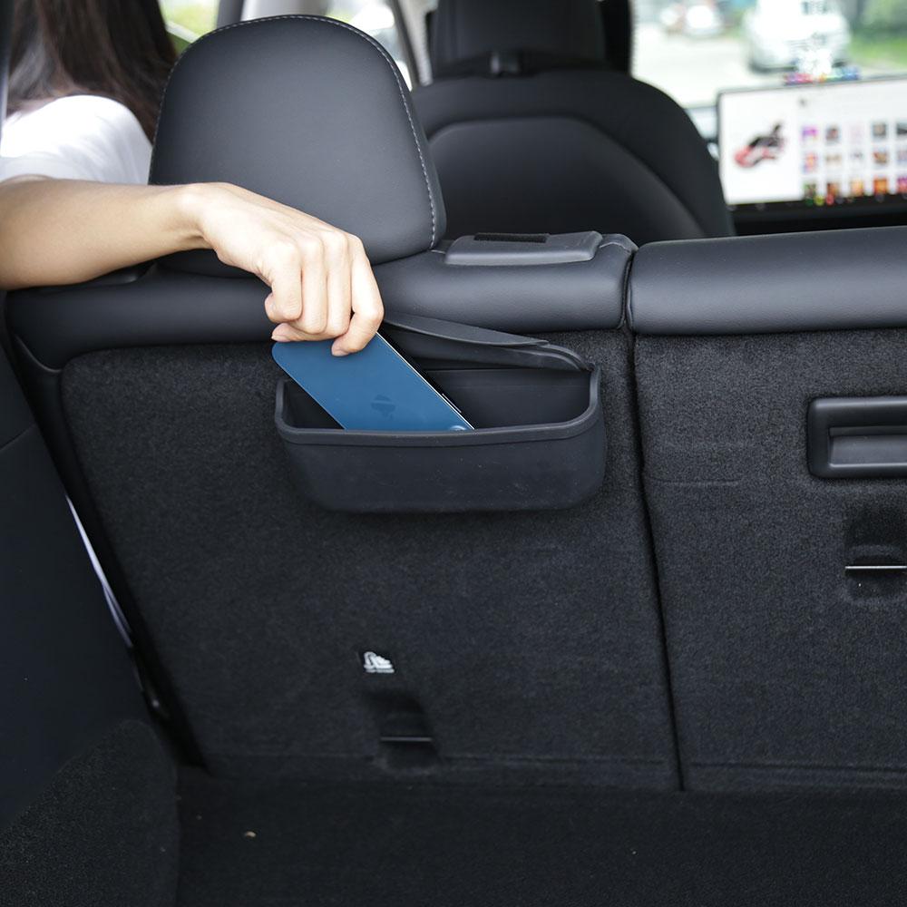 Car Sunglasses Holder Glasses Case Side Door Backseat Storage Box Organizers For Tesla Model Y 3 Interior Trim Decoration
