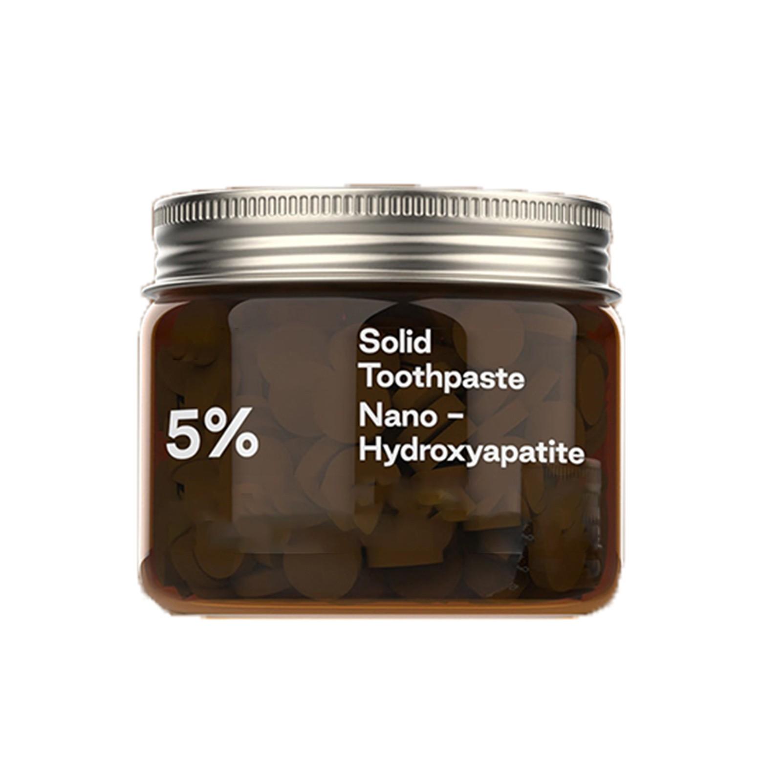 

Твердая зубная паста для ухода за эмалью и естественного отбеливания, устранения желтизны зубов и освежения дыхания One Size коричневый