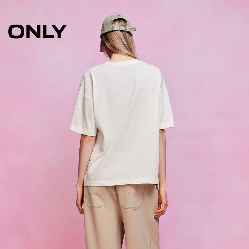 ONLY Women's 2026 Spring Retro Graffiti Print T-Shirt