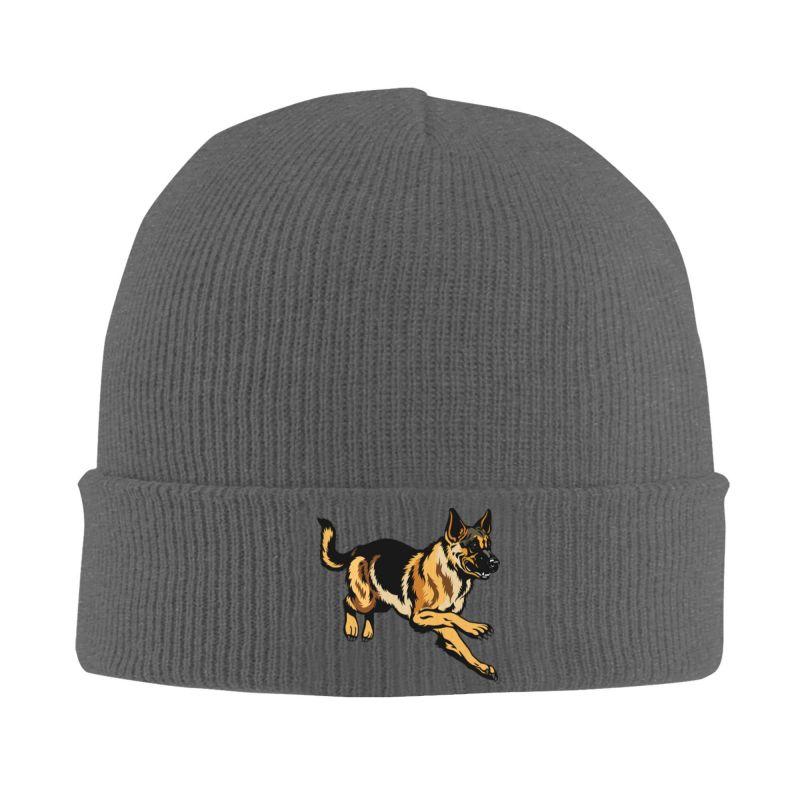 German Shepherd Dog Bonnet Hats Men Women Trendy Outdoor Beanies Hat Autumn Winter Warm Head Wrap Caps