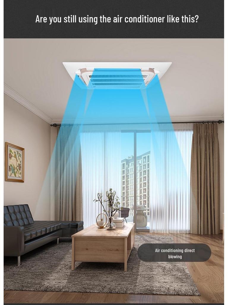 Ceiling Air Conditioner Wind Deflector: Anti-Direct Blow 3HP/5HP Ceiling Mount Air Guide