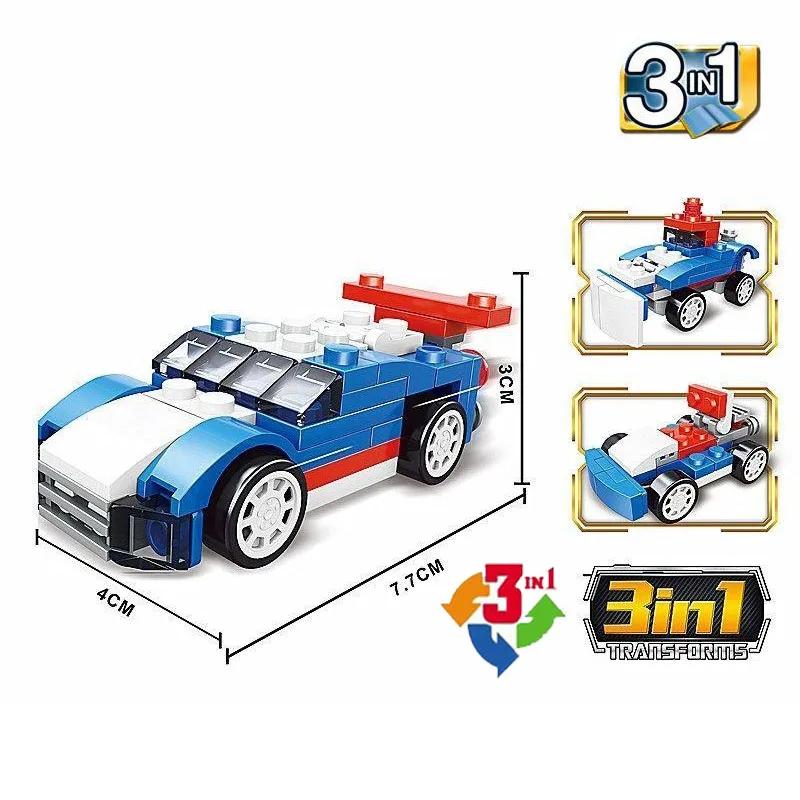 City Patrol Police Motorcycle Car Pursuit Prisoners Model Building Blocks Enlighten Action Figure Toys For Children