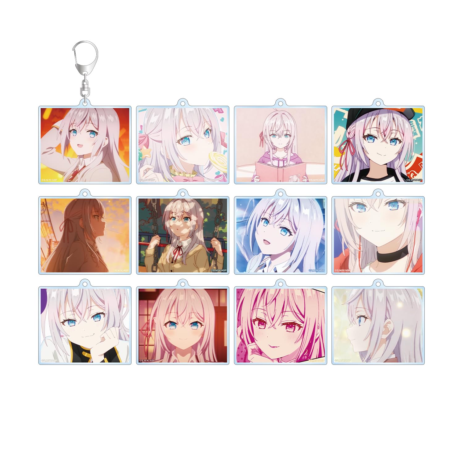 

ТВ-аниме девушка по соседству, которая иногда шепчет в трейдинг-эндинг-сцене акриловый брелок коробка Аля-сан, русская только Аля 12 штук