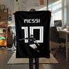 1PC Messi Patterned Flannel Blanket Suitable For All Seasons for Home Decor Warmth and Comfort Gifts Holiday Present