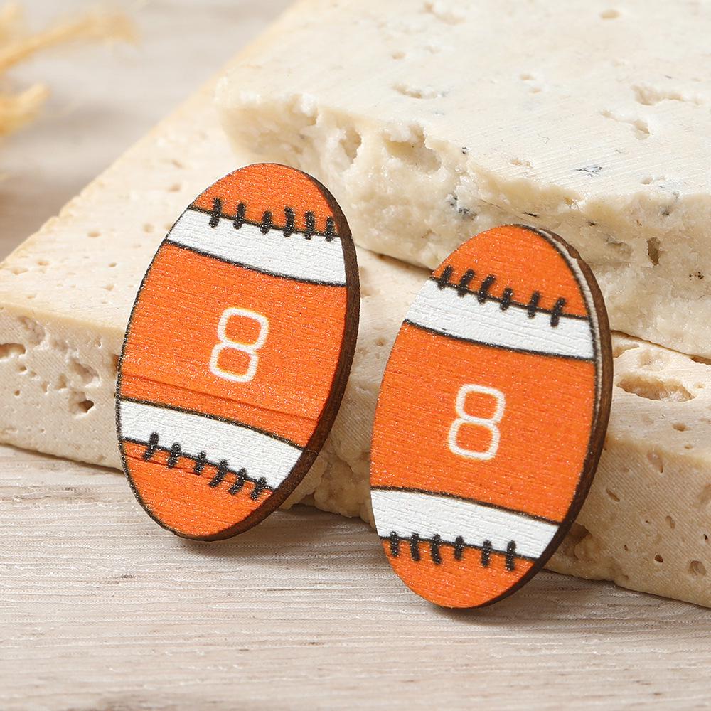 Cross-Border Fashion: Multicolor Patchwork Flame Rugby Earrings