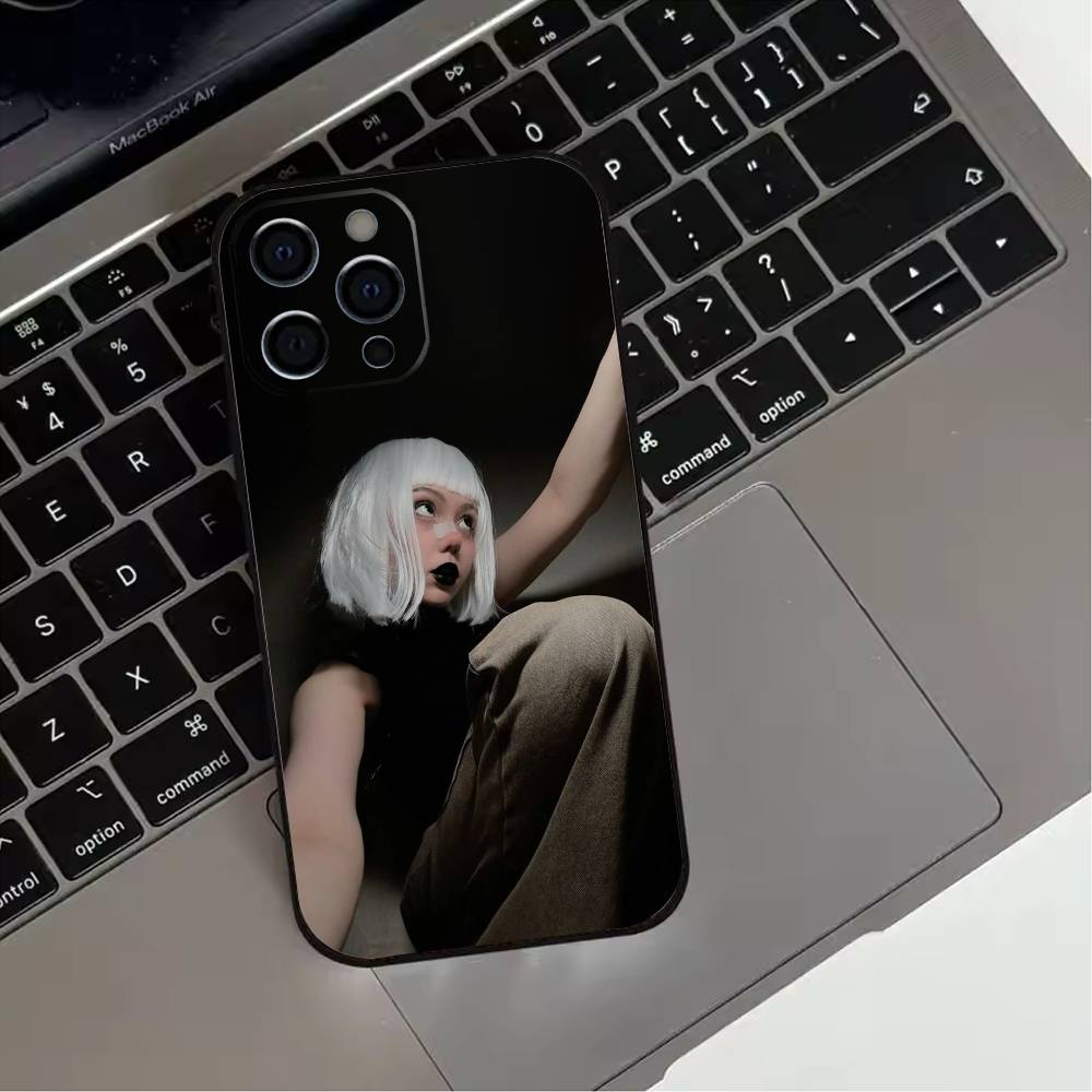 Singer Poshlaja Molli  Phone Case For iPhone 17,16,15,14,13,12,11 Plus,Pro Max,XS,Soft Silicone Black Cover