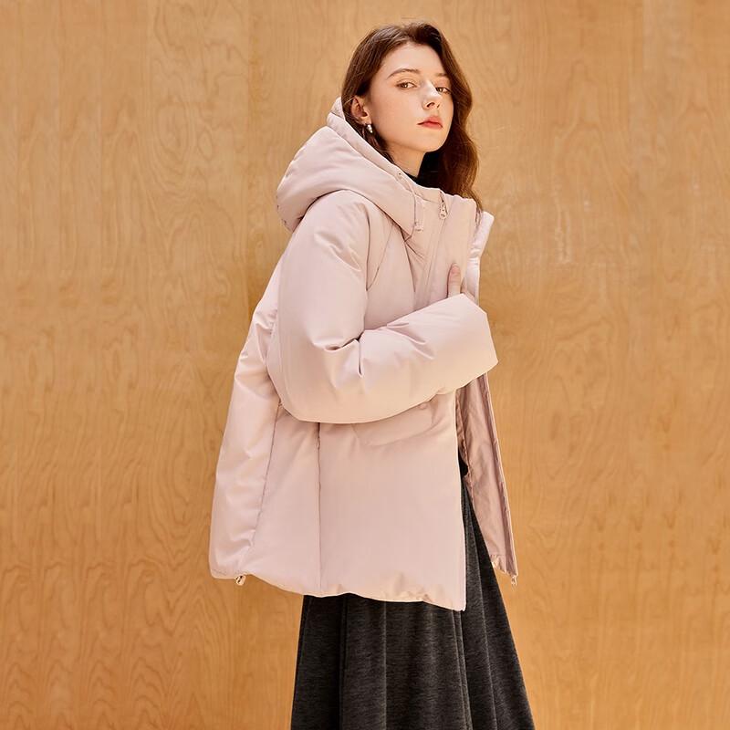 TaChi Women's 90% Down Sporty Hooded Puffer Jacket