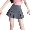 2025 New Korean Style Women's High-Waist Pleated A-line Mini Skirt - Slimming Petite Summer Midi