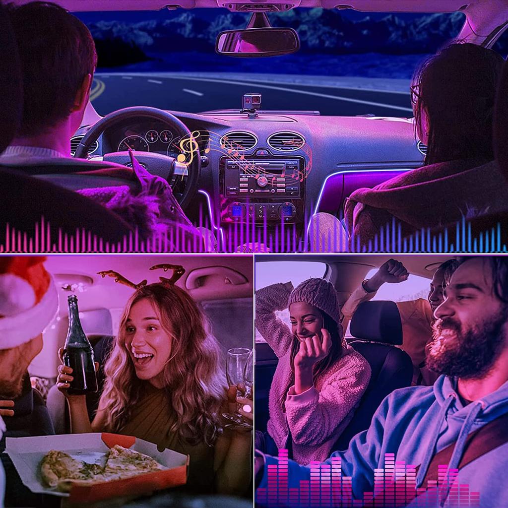 Ambient Light, Car LED Tape, Car LED Light, RGB High Brightness, USB Type, Atmosphere