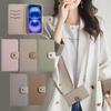 Suporte de Slot para Cartão Plug-in Capa de Celular em Couro para Google Pixel 9 Pro XL 8 Pro 8A 7A 6A 6 7 Alça Longa Carteira Multifuncional