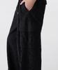 MUSINSA STANDARD WOMAN Women'S Floral Lace Wide Cargo Elastic Pants [Black]