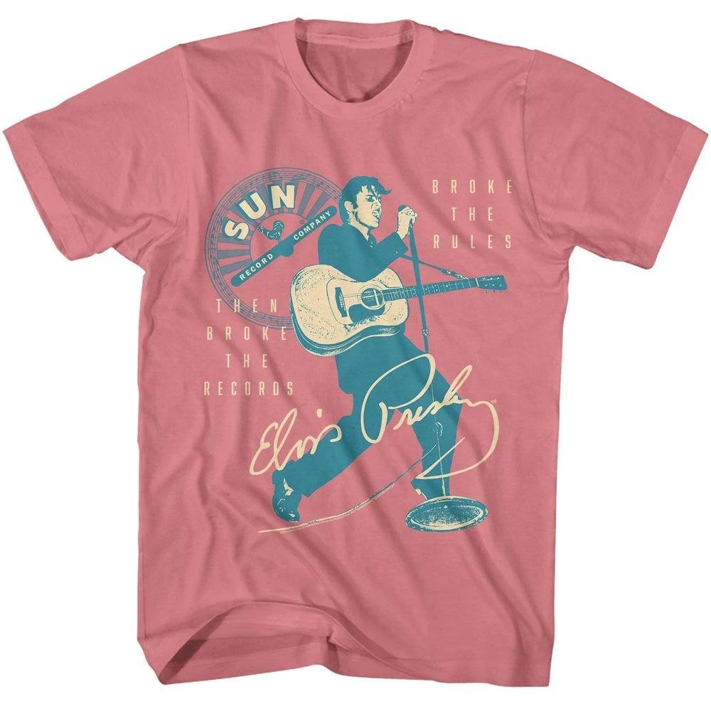 Elvis Sun Records Broke The Rules Mauvelous Music  Children s T-shirt 140