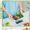 Portable Stainless Steel Lunch Box for Kids and Adults, Leak-Proof Bento Box, Travel Food Meal Prep Container Dishwasher Safe