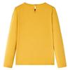 T-shirt enfants à manches longues ocre 92/104/116/128/140