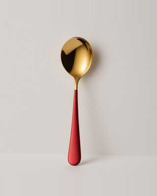 5Colors High Quality 1pcs Elegant Coffee Spoons Stainless Steel Dessert Spoons Kitchen Utensils Fash