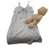 2026 Summer Women's Sweet Imitation Cotton Jacquard Camisole Nightgown Dress