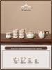 Beige Ru Kiln Kung Fu Tea Set - Ceramic Teapot Gaiwan & Teacups | Luxury Chinese Gift Box for Housewarming