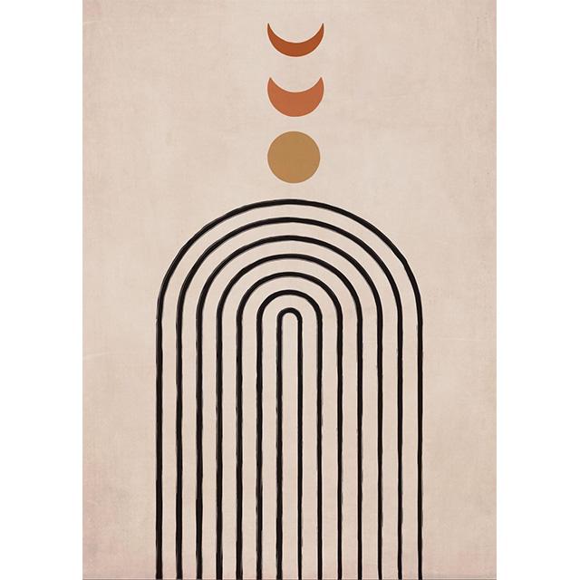 Abstract Boho Celestial Collection Prints Poster Canvas Painting Modern Wall Art Picture For Living Room Bedroom Home Decoration