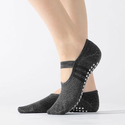 Ladies Spring and Autumn Professional Yoga Pilates Sports Fitness Dance Non Slip Indoor Special Floor Boat Socks