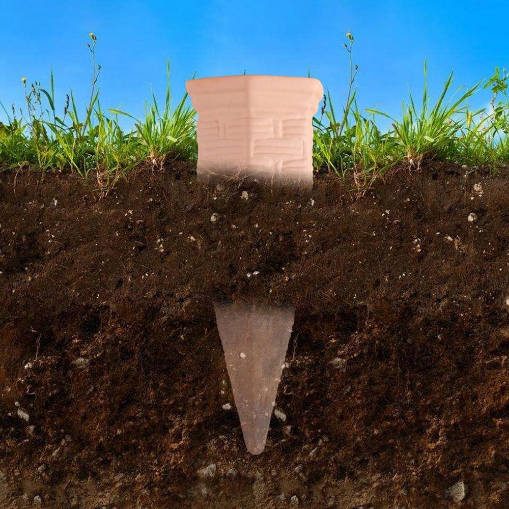 Plant Watering Stakes Clay 6pcs Plant Waterers Self-Watering Stakes Watering Devices Watering Cans Weather Resistant For Family