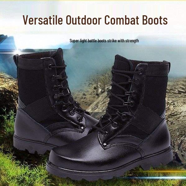 

Мужские пустынные боевые ботинки - Дышащие, износостойкие тактические и походные высокие кроссовки для весны, лета и осени.