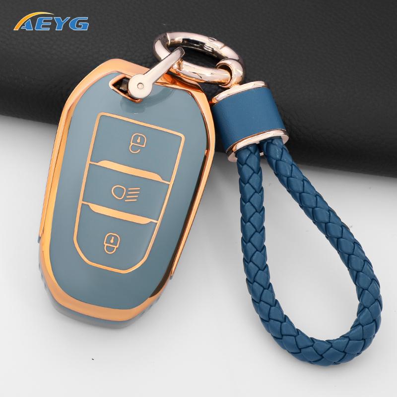 Tpu Car Remote Key Case Cover For Peugeot 308 408 508 2008 3008 4008 5008 For Citroen C4 C6 C3-Xr Picasso Grand Ds Ds5