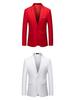 2025 Spring/Autumn Men's Solid Color Single-Button Business Casual Suit Jacket