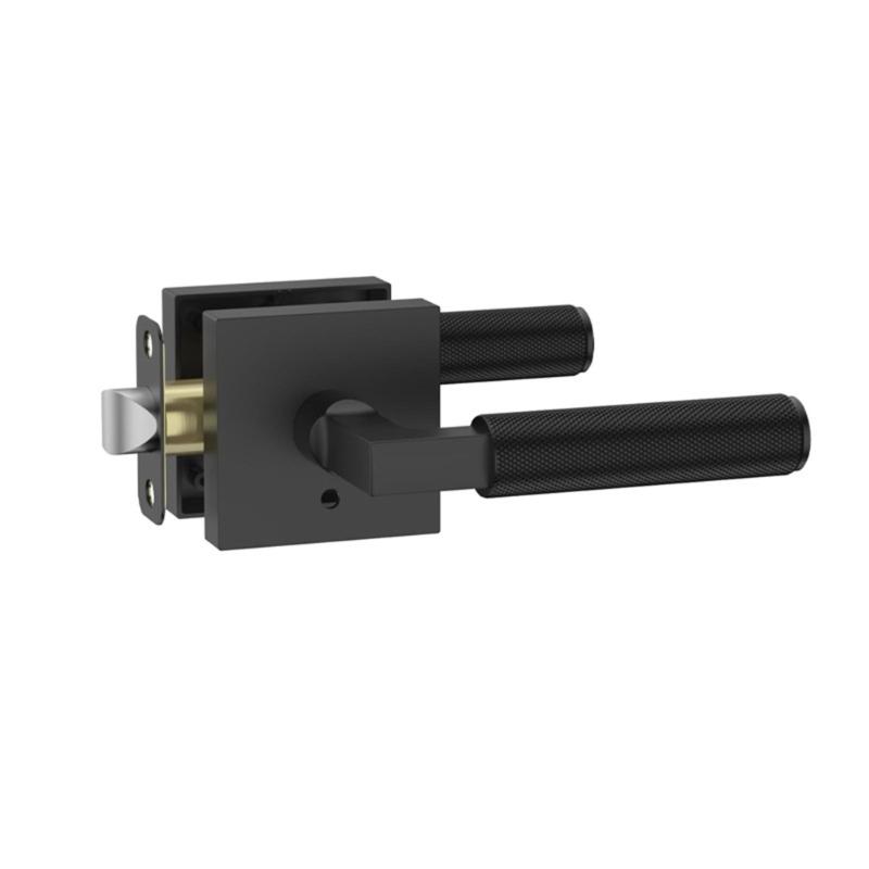 

Interior Door Handles Square Privacy Door Lever Heavy Duty Interior Door Levers Bathroom Door Handles Hardware Enduring чорний