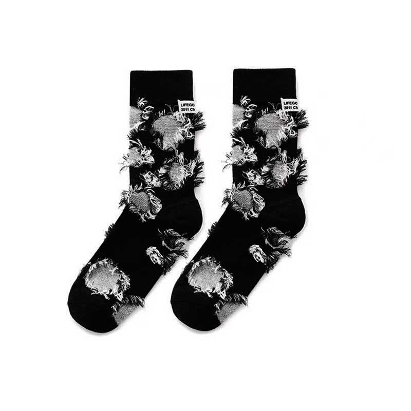 

Женские белые носки Harajuku Kawaii Y2k, забавные носки, милые носки в стиле хип-хоп, мужские хлопковые носки, новинки в консервативном стиле One Size