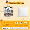 Halloween Flowers Cushion Pillowcase Printed Polyester 45X45Cm Throw Pillowcover Decorative Sofa Cushion Pillowslip Home Decor