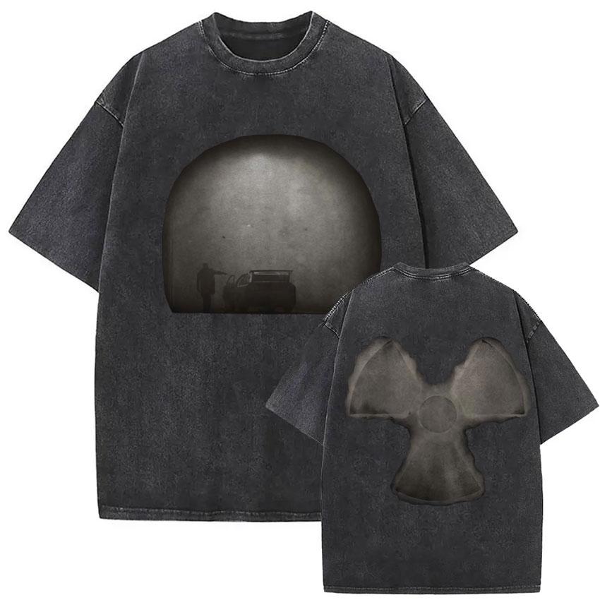 Vintage Washed Don Toliver Octane Tour 2026 Merch T Shirt Mens Rap Punk Gothic Short Sleeve Tshirt Hip Hop Loose Clothing Tees