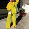 Abito multicolor casual allentato sexy da donna