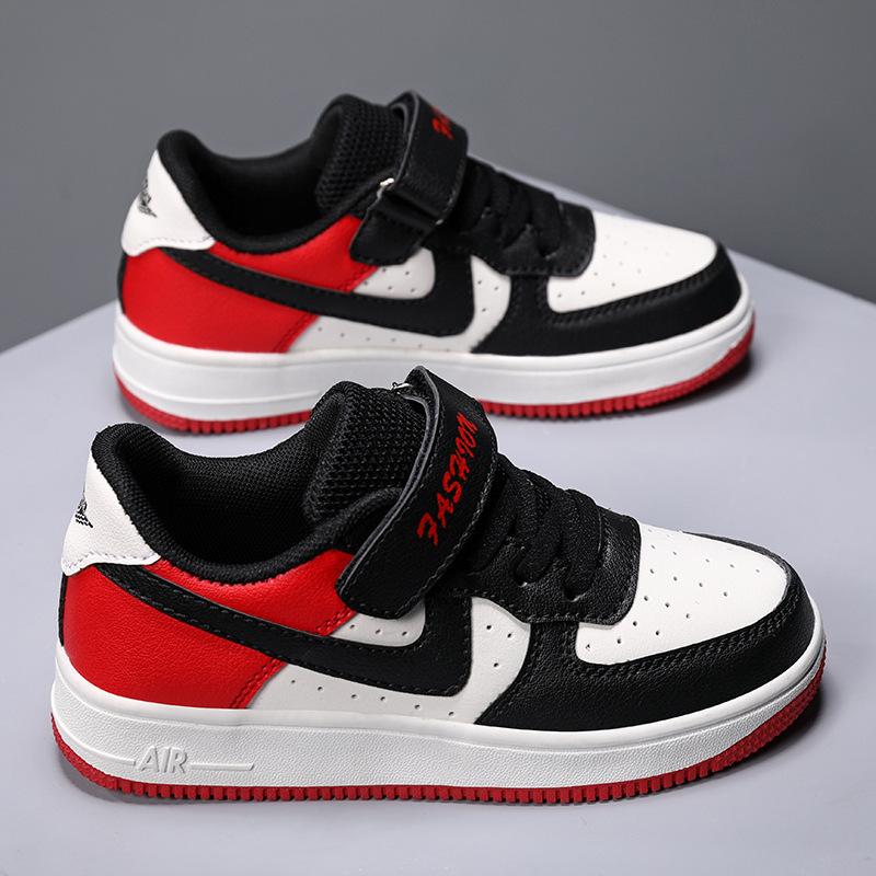 Außenhandel Klassenkameraden Kinder kleine weiße Schuhe Jungenschuhe 2025 Frühling und Herbst neue Schüler Mädchen weiße Sportschuhe