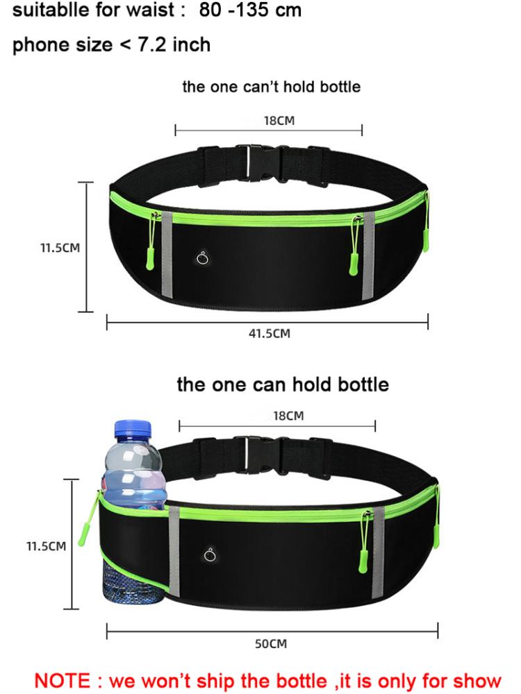 Running Waist Packs Gym Women Sports Fanny Pack Cell Mobile Phone for Running Jogging Run Pouch Hydration Cycling Bag