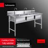 Beifu Triple-Bowl Stainless Steel Commercial Kitchen Sink
