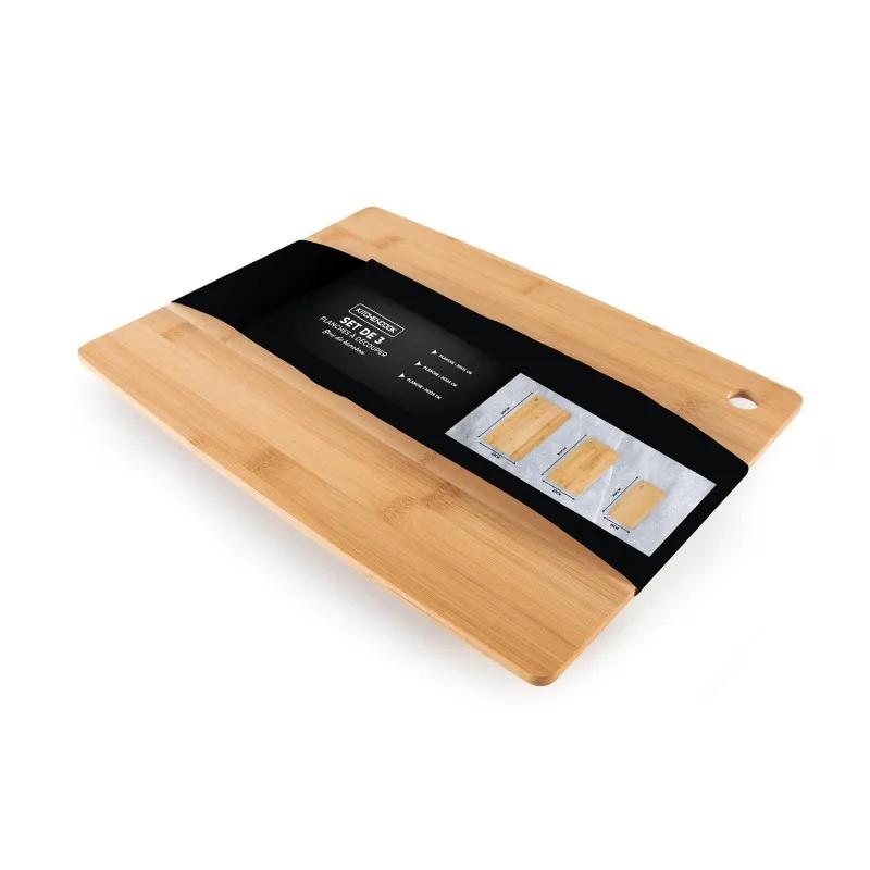 Kitchencook - The Boards - Set Of 3 Bamboo Cutting Boards - 3 Sizes