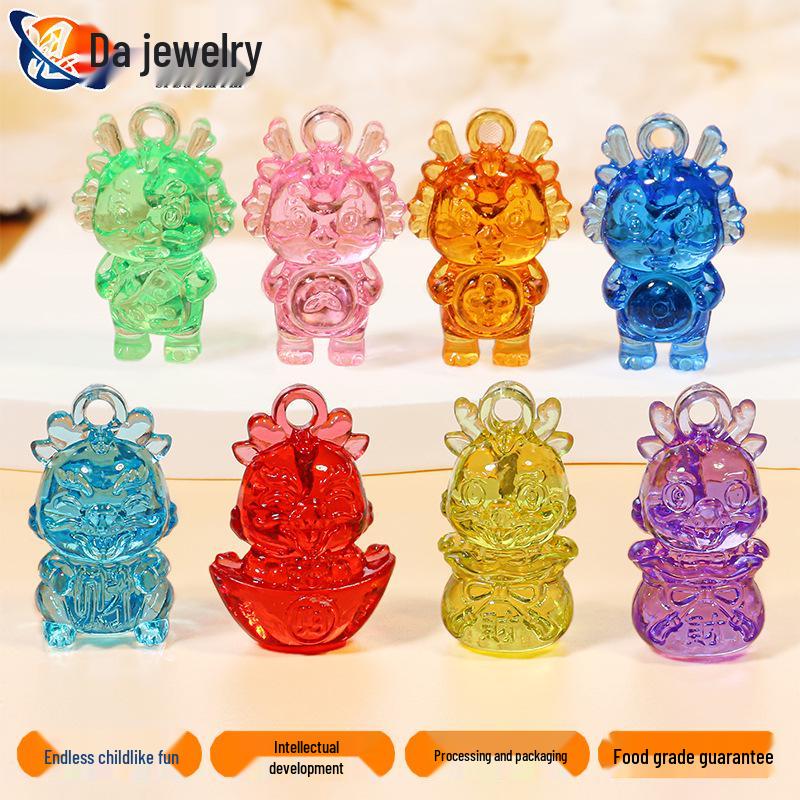 Lucky Dragon Wealth-Attracting Gemstone Toy - Cartoon Diamond with Multiple Styles
