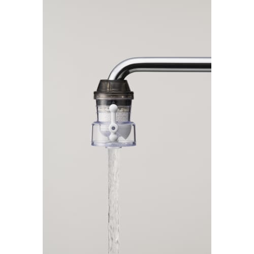 Kuritaq Aquatap Binchotan Charcoal Shower Faucet, CQBIS-2080, Clear