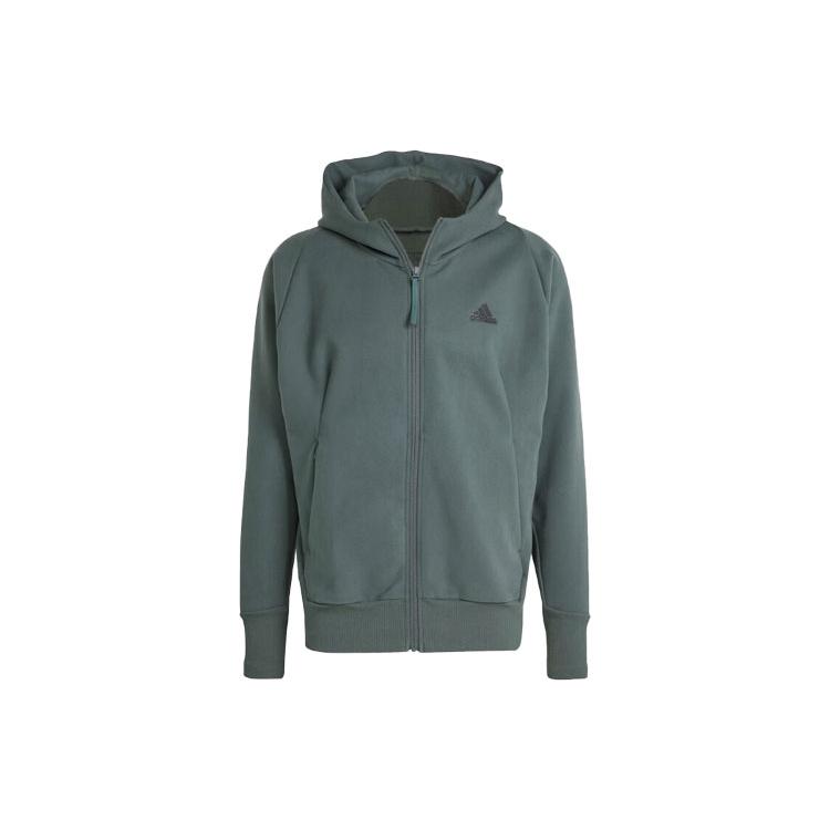 Adidas Z.N.E. True Healing Collection Hooded Track Jacket Jackets & Coats Men s Ivy Green IR5240 M