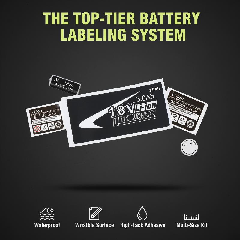BL1830 Li Battery Sticker For Mak 18V 3Ah To 6Ah Drill Self Adhesive Label For Quick Battery Replacement