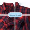 Men's Retro Plaid Long Sleeve Shirt - Casual Fashion Jacket for Autumn and Spring