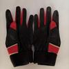 Used ZETT Batting Gloves Red/black