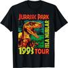 Jurassic Park Isla Nublar 1993 Tour Poster T-Shirt