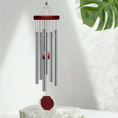 Windspiel DIY Anhänger Chinesischer Stil 6 Röhren Metall Segen Windspiel Klingeln High-End Sinn Gastfamilien Dekoration