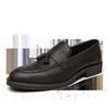 Brock Engraved Feet Small Leather Shoes British Soviet Nightclub Hair Stylist Pointed Leather Shoes