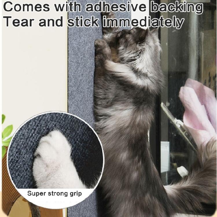 MultiUse Cats Scratching Mat Self Adhesive Scratching Pad for Couch and Wall Protections Scratchproof Furniture Protect