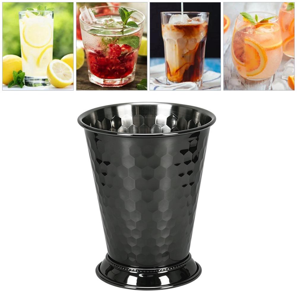 304 Stainless Steel Metal Drinking Cup Smooth Edges Barware Tumbler Classic Cocktail Cup Party