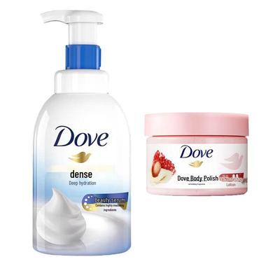 Dove Deep Nourishing Bath Foam & Pomegranate Scrub Set